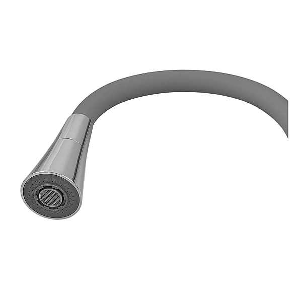 Змішувач для кухні MIXXUS ETNA 014-T NUT REFL.GREY (Колір хром+силіконовий вилив сірий) (MI8420) - Фото - 6