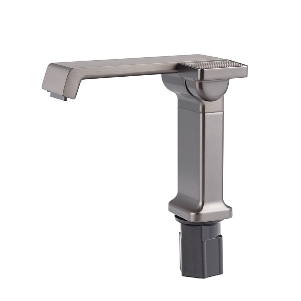Змішувач для умивальника MIXXUS PREMIUM TERRA 001 NUT GRAPHITE (колір графіт) (MI8383) - Фото - 5
