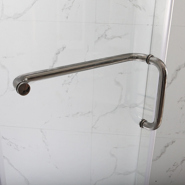 Душова кабіна з низьким піддоном MIXXUS LINES SCT01-90x90x198-TR GRAPHITE прозоре скло 6мм (MI8429) - Фото - 4