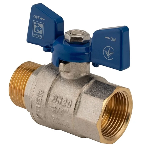 Кран кульовий Koer 3/4" ГШМ (KR.218.B) синій (KR2723)