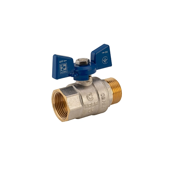 Кран кульовий Koer 3/4" ГШМ (KR.218.B) синій (KR2723) - Фото - 4
