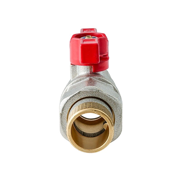 Кран з американкою KOER EXTREME KE.227-20 - 3/4" ручка "метелик" червона (KR5766) - Фото - 5