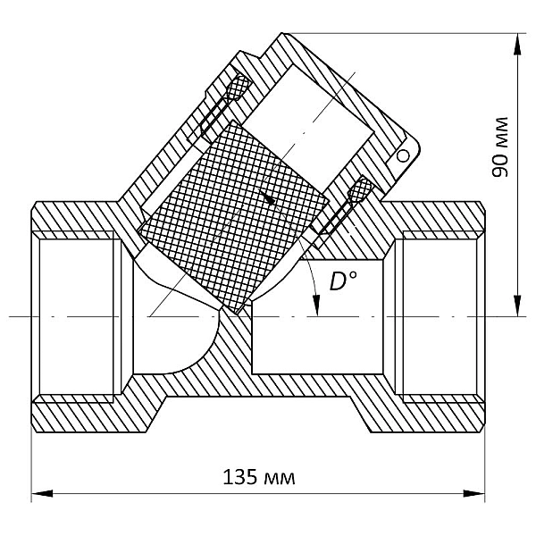 Фільтр грубої очистки 2" Koer KR.F01 (KR2871) - Фото - 3