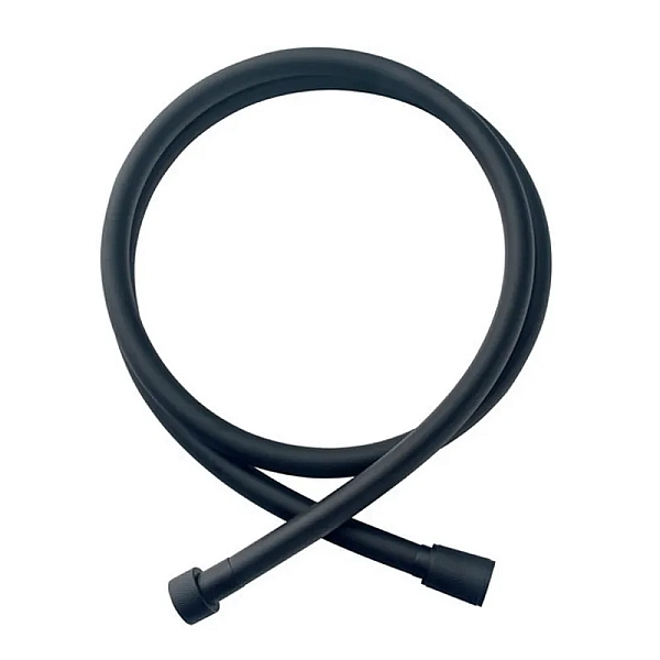 Шланг для душу силіконовий KOER KB-0803-150-05 BLACK 150 см (Колір чорний) (KR4845)