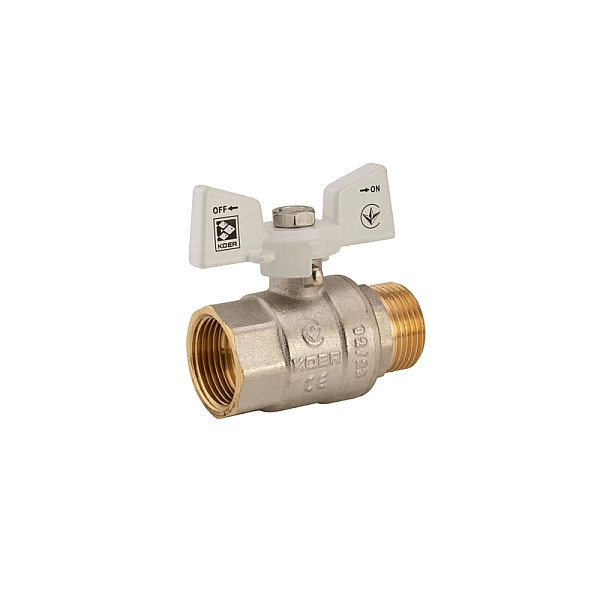 Кран кульовий KOER 3/4" ГШМ (KR.218.W) білий (KR0183) - Фото - 3