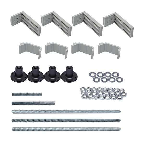 Бокс душовий без гідромасажу з високим піддоном MIXXUS STRONG SB01-90x90x215-FB SATIN матове скло 4мм (MI6884) - Фото - 5