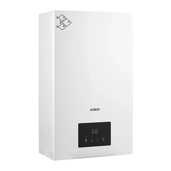 Котел електричний одноконтурний KOER KWH.E0124 WHITE 24 кВт колір білий (KR5563)