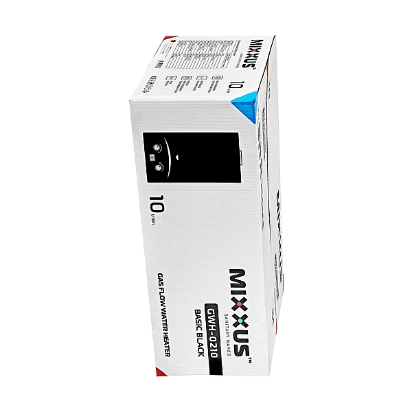 Газова колонка MIXXUS GWH-0210 BASIC BLACK димохідна 10 л/хв (колір чорний) (WH0023) - Фото - 7