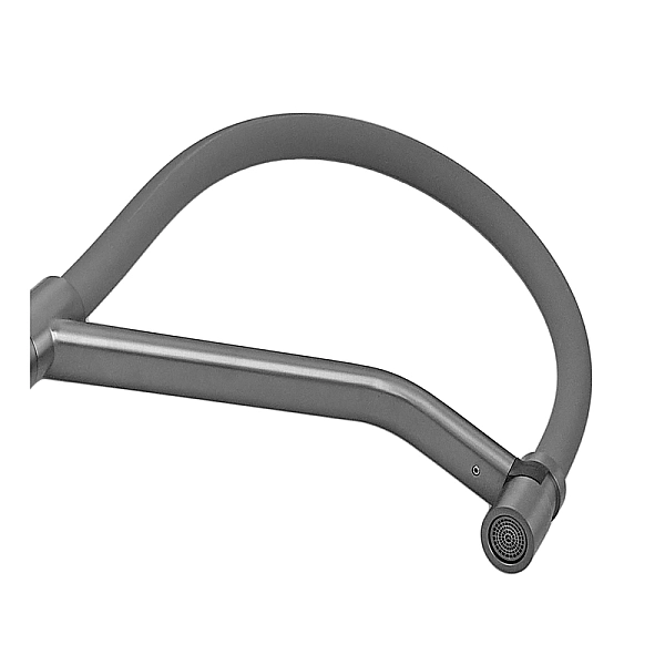 Змішувач для кухні MIXXUS PREMIUM GRAVITY 017 NUT GRAPHITE REFL.GRAY (Колір графіт+силік. вилив сірий) (MI8409) - Фото - 3