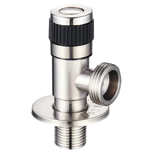 Кран для підключення сантехприладів MIXXUS VAL-05-1/2x3/4 з нерж. сталі SUS304 (Колір нерж) (MI6027)