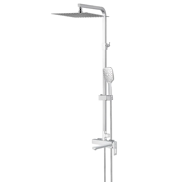 Душова колона зі змішувачем KOER KB-56009-01, 3 функції (Колір хром) (KR3506)
