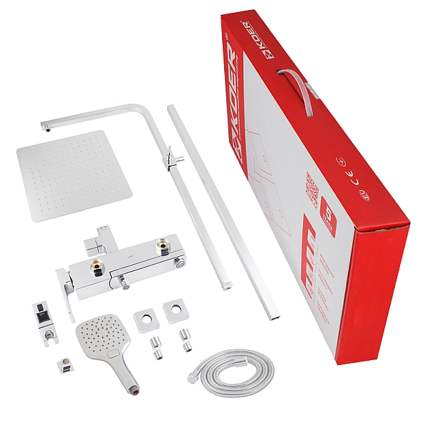 Душова колона зі змішувачем KOER KB-56009-01, 3 функції (Колір хром) (KR3506) - Фото - 5