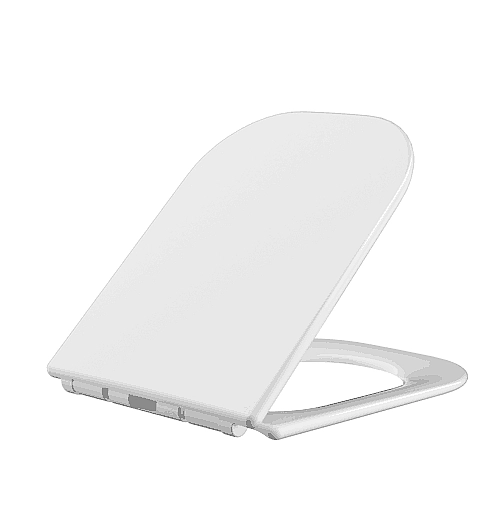 Сидіння-кришка для унітазу MIXXUS SEAT COVER WAVE-2001 430х338х35mm дюропластове швидкознімне з мікроліфтом (MI6693) - Фото - 2