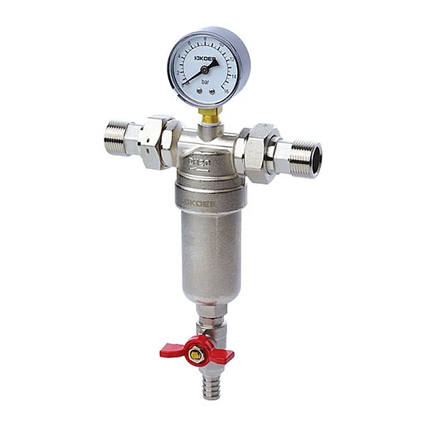 Фільтр самоочисний з манометром 1'' KOER KR.1250 (KR5781)