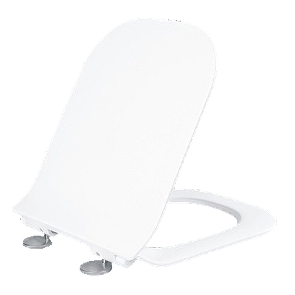 Сидіння-кришка для унітазу MIXXUS SEAT COVER STYLE-2002 426х339х30mm дюропластове швидкознімне з мікроліфтом (MI7038) - Фото - 3
