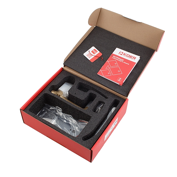 Змішувач для умивальника вбудований KOER KB-16007-01 (Колір хром) (KR3450) - Фото - 5