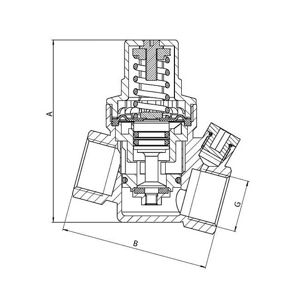 Редуктор тиску Koer KR.1253 1/2 "(KR2665) - Фото - 2