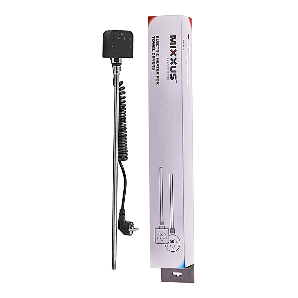 Електричний ТЕН MIXXUS TEH-0206 BLACK для сушарок рушників 600W (Колір чорний) (MI6632) - Фото - 4