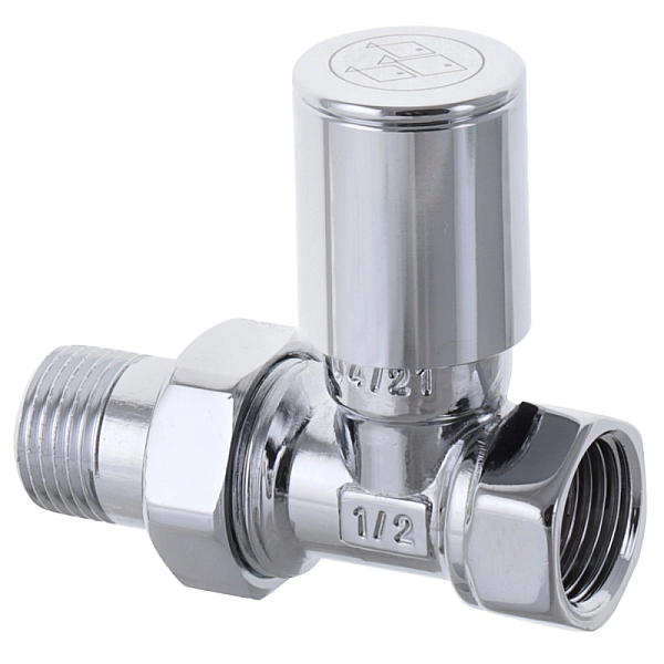 Кран для рушникосушки прямий Koer KR.532 - 1/2" (Продається по 1 шт.) (KR3074) - Фото - 2