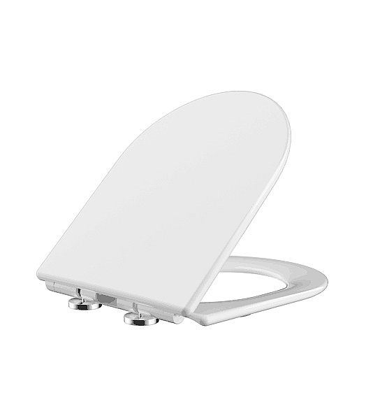 Сидіння-кришка для унітазу MIXXUS SEAT COVER WAVE-2002 420х334х36mm дюропластове швидкознімне з мікроліфтом (MI6695) - Фото - 3