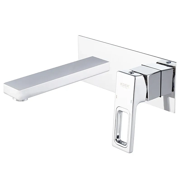 Змішувач для умивальника вбудований KOER KB-16009-01 (Колір хром) (KR5979)