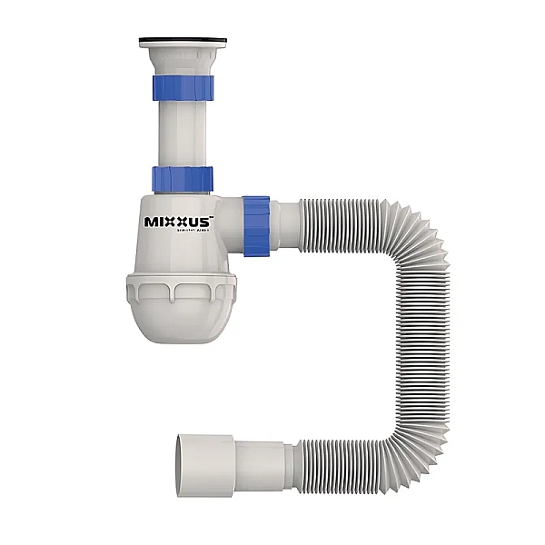 Сифон для кухні MIXXUS SK-01-A 1 1/2"x40 з литим випуском 40*40/50 (MI8190)