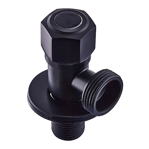 Кран для підключення сантехприладів MIXXUS VAL-07-1/2x3/4 BLACK з нерж. сталі SUS304 (Колір чорний) (MI6059) - Фото - 3