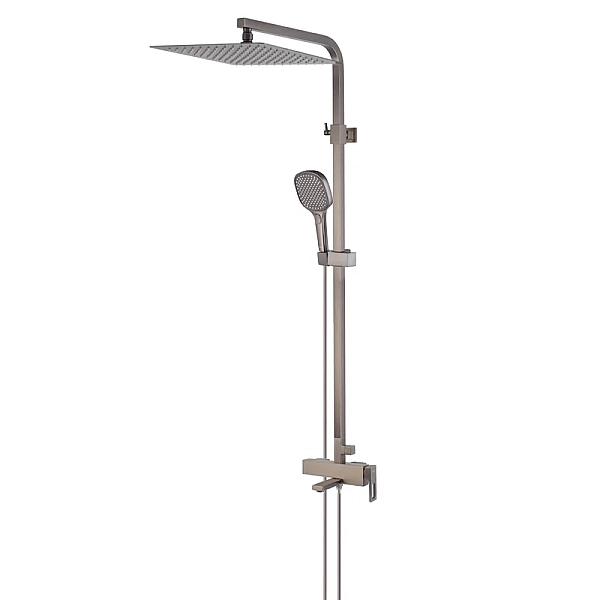 Душова колона зі змішувачем KOER KB-56009-07, 3 функціі (Колір графіт) (KR5988)