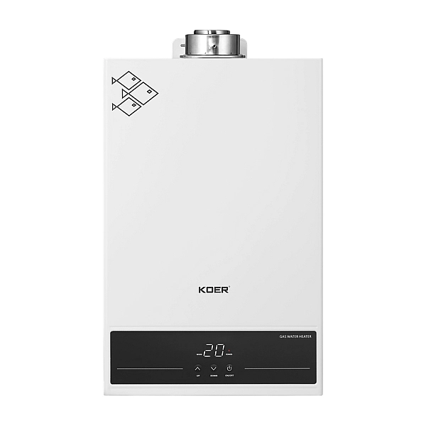 Газова колонка турбована KOER KWH.G0312 TURBO WHITE, 12 л/хв (колір білий) (KR5557) - Фото - 6