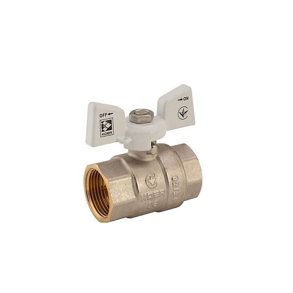 Кран кульовий Koer 3/4" ГГМ (KR.217.W) білий (KR0179) - Фото - 3