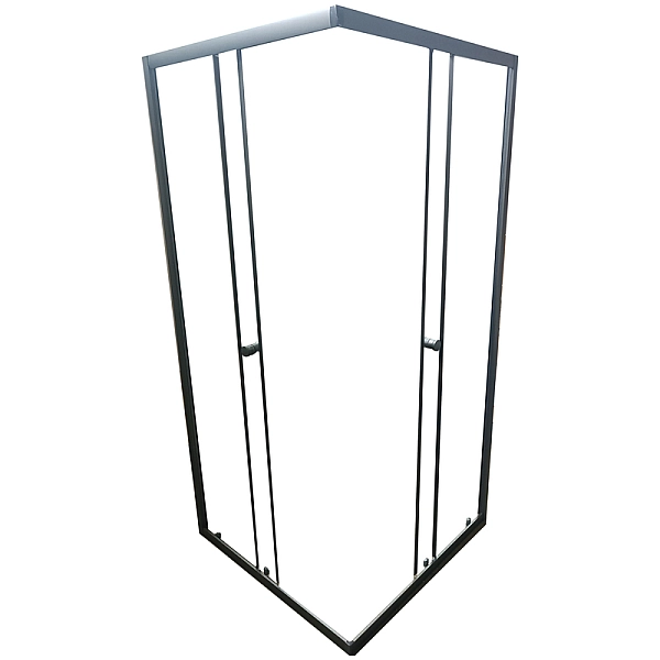 Душова кабіна без піддону MIXXUS CUBIC SC01-90x90x185-TR GRAPHITE прозоре скло 4мм (MI6907) - Фото - 9