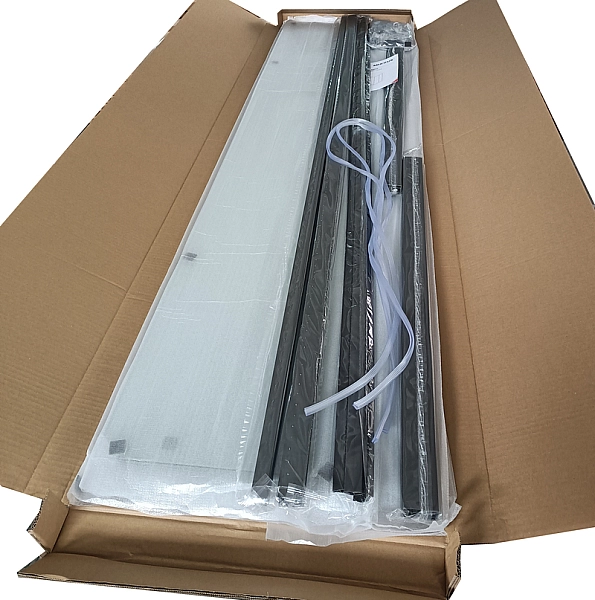 Душова кабіна без піддону MIXXUS CUBIC SC01-90x90x185-TR GRAPHITE прозоре скло 4мм (MI6907) - Фото - 6