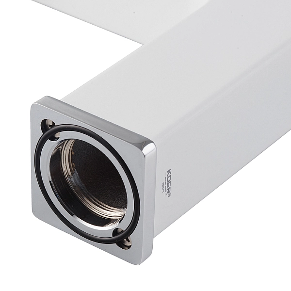 Змішувач для умивальника KOER KB-10009-04 (Колір хром+білий) (KR5975) - Фото - 4