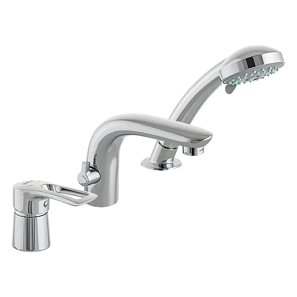 Змішувач на борт ванни HAIBA HANSBERG 022 (3-HOLE) (Колір хром) (HB0211)