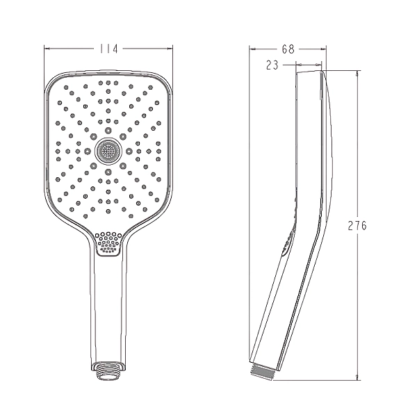 Лійка для душу KOER KP-0412-01, 3 функції (Колір хром) (KR5416) - Фото - 4