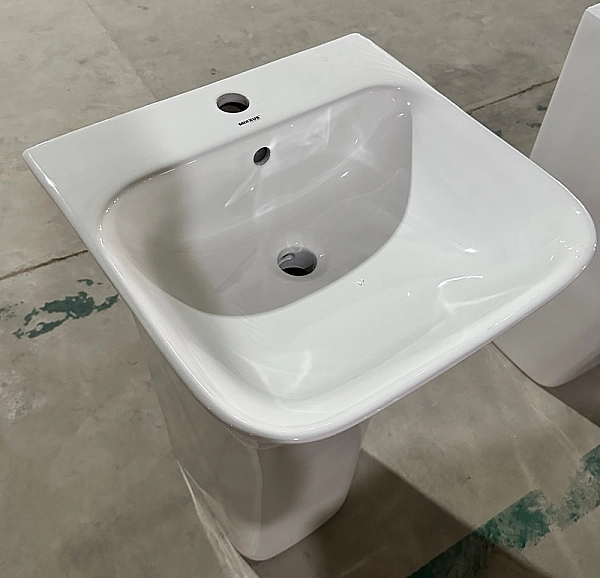 Раковина моноблок MIXXUS BEVEL-1101 450х435х830mm (отвір під змішувач, перелив) (MI6697) - Фото - 10