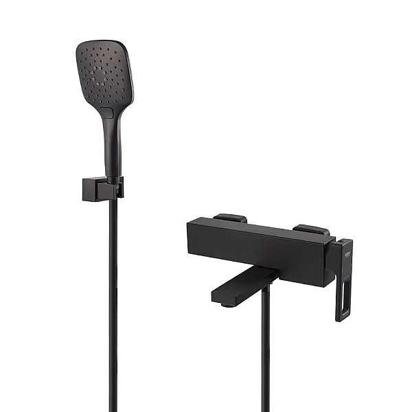 Змішувач для ванни з коротким виливом KOER KB-41009-05 (Колір чорний) (KR6018)