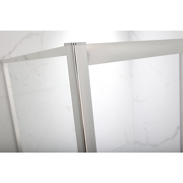 Душова кабіна з низьким піддоном MIXXUS HARD SCT01-100x90x198-TR CHROME прозоре скло 5мм NEW (MI8368) - Фото - 7