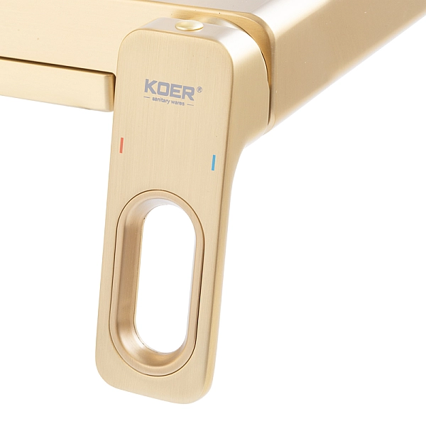 Душова колона зі змішувачем KOER KB-56031-12, 3 функціі (Колір матове золото) (KR5974) - Фото - 4