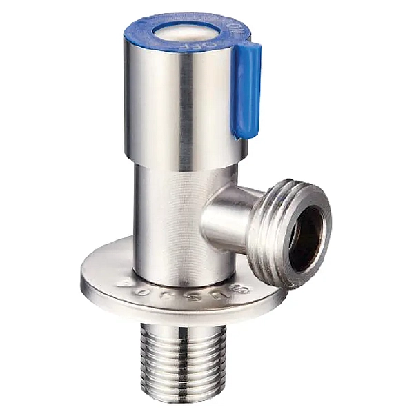 Кран для підключення сантехприладів MIXXUS VAL-03-1/2x3/4 з нерж. сталі SUS304 (Колір синій) (MI5867)