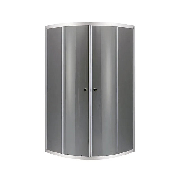 Душова кабіна без піддону MIXXUS PLAIN SC01-90x90x185-GR CHROME сіре тоноване скло 4мм (MI6900)