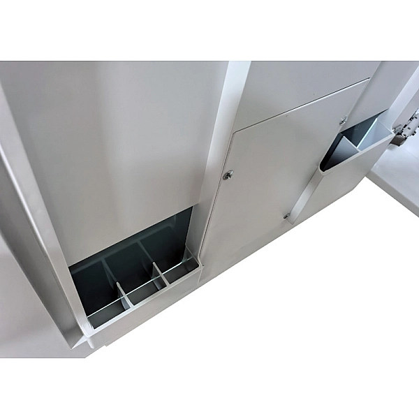 Дзеркальна шафка MIXXUS PREMIUM OLIVARY CM01-80x70x13 з LED Touch, димером, рег. яскравості (MI8296) - Фото - 11