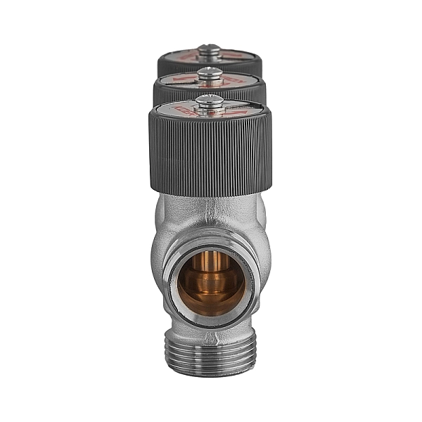 Колектор вентильний без фітингу 3/4"x3/4"x3/4"x4 WAYS (KOER KR.1128-4) (KR5873) - Фото - 4