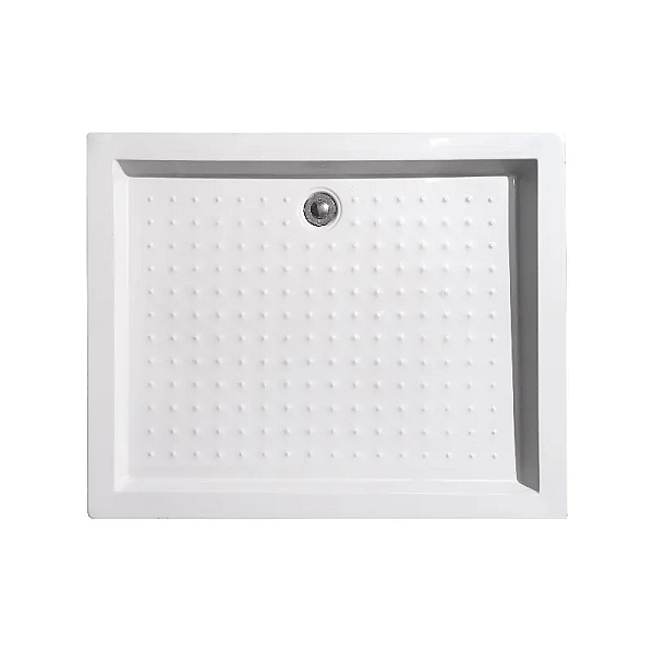 Душовий піддон з сифоном прямокутний MIXXUS HARD ST01-100x80x13 діаметр зливу 52 мм NEW (MI8430)