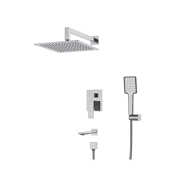 Душова система вбудована KOER KB-64010-01, 3 функції (Колір хром) (KR3492)