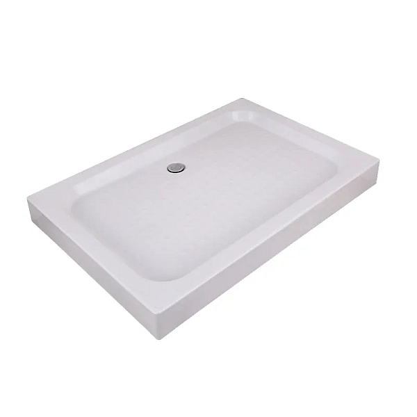 Душовий піддон з сифоном прямокутний MIXXUS HARD ST01-100x80x13 діаметр зливу 52 мм (MI6918)