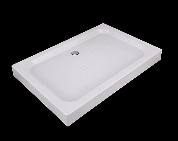 Душовий піддон з сифоном прямокутний MIXXUS HARD ST01-100x80x13 діаметр зливу 52 мм (MI6918) - Фото - 4