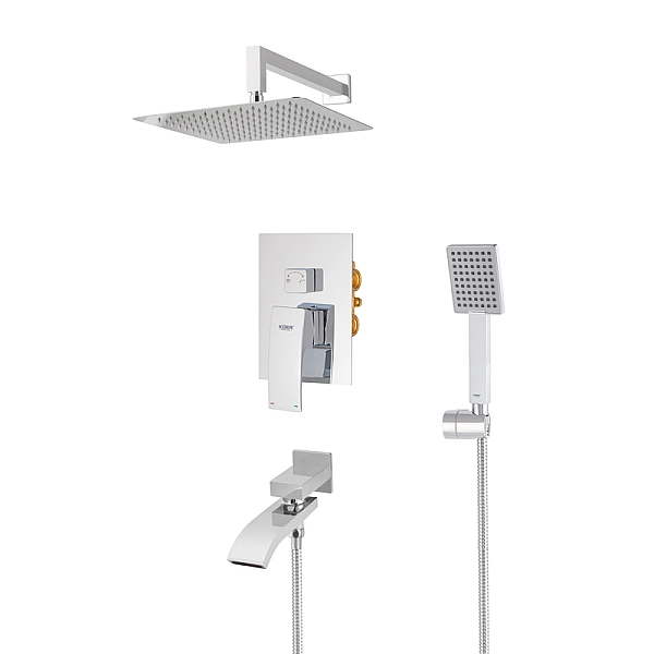 Душова система вбудована KOER KB-66007-01, 3 функції (Колір хром) (KR3464) - Фото - 5