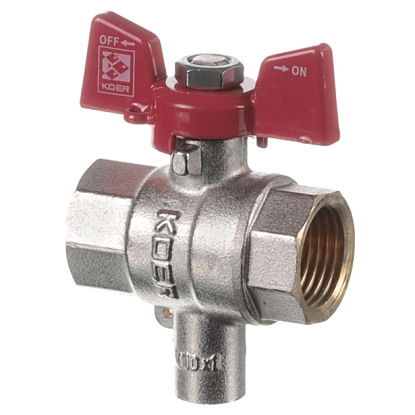 Кран ГГБ для підключення датчика температури Koer KR.230 - 1/2" (KR3067) - Фото - 3