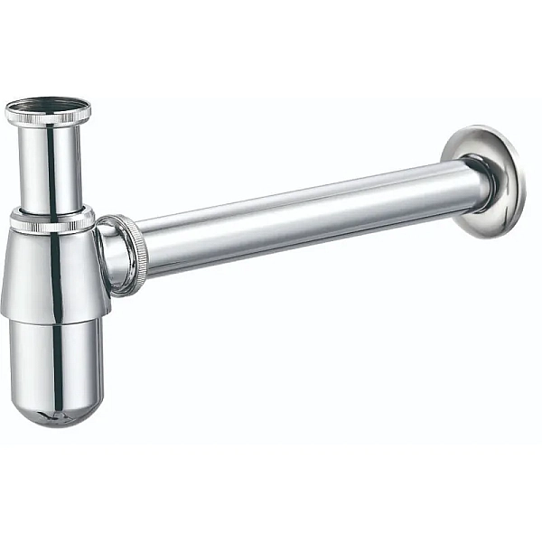 Сифон для раковини MIXXUS SIPHON-01 без випуску (під донний клапан) без ревізії (Колір хром) 1 1/4'' (AC3570)